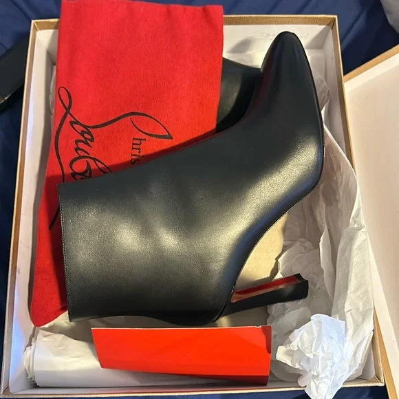 Christian Louboutin | Shoes | Pumppie Red Sole Leather Ankle  display picture 2